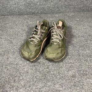 Altra Lone Peak Shoes Women Sz 5 Green Trail Running MaxTrac Zero Drop Barefoot